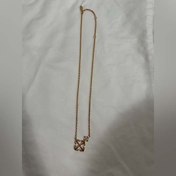 Off-White Jewelry - Off-White Gold Pendant Necklace